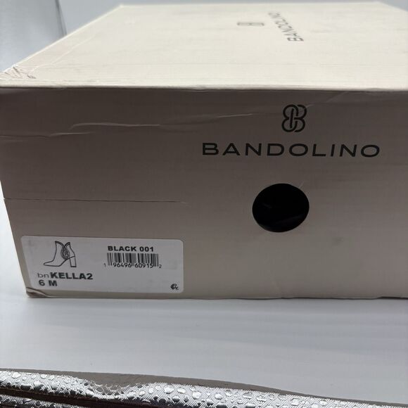 Bandolino Ankle Boots Bootie Women's Winter White Leather Heeled Size 6 New - Picture 9 of 9